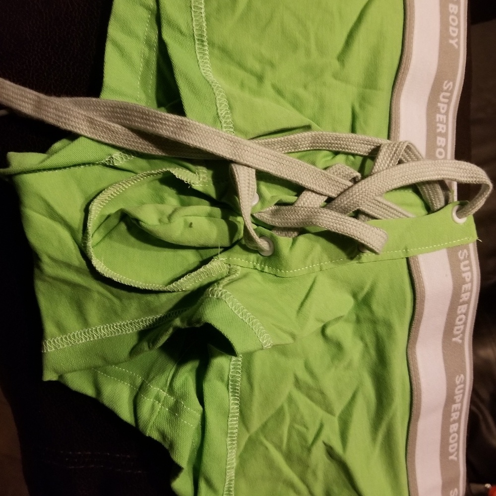 Mens Lace Up Trunk Underwear